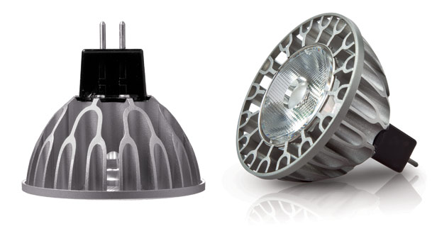 Soraa LED MR16 jest odpowiednikiem lampy halogenowej 50W