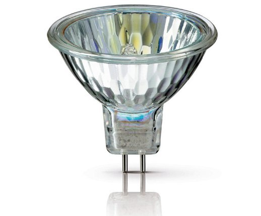 1. Philips Brilliantline Dichroic - niskonapięciowa (12 V), reflektorowa lampa halogenowa z dichroicznym odbłyśnikiem