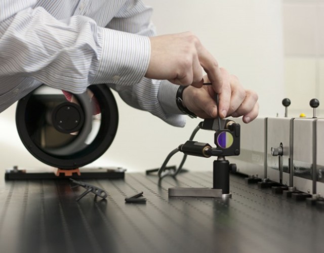 Spektroskop Ramana na Politechnice Wiedeńskiej