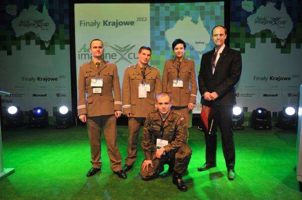 Zespół ARMED z WAT - zwycięzcy polskiej edycji Imagine Cup