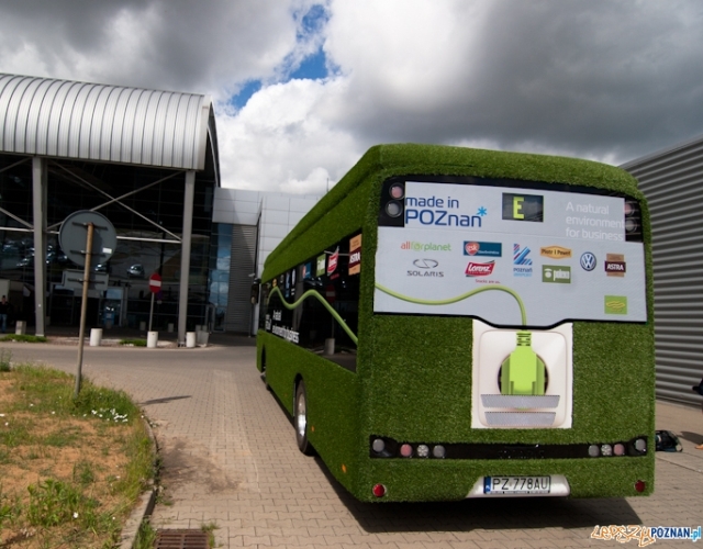 Autobus z napędem elektrycznym będzie woził po Poznaniu kibiców na Euro 2012