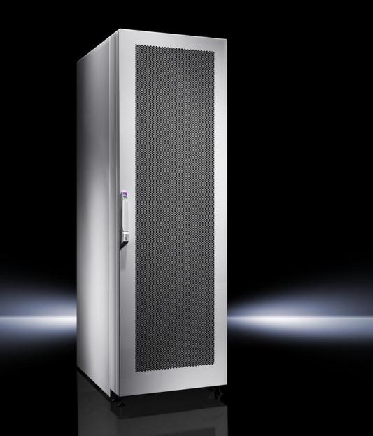 Bierne LCP samoczynnie prowadzi ciepłe powietrze wylotowe z serwerów przez wymiennik ciepła