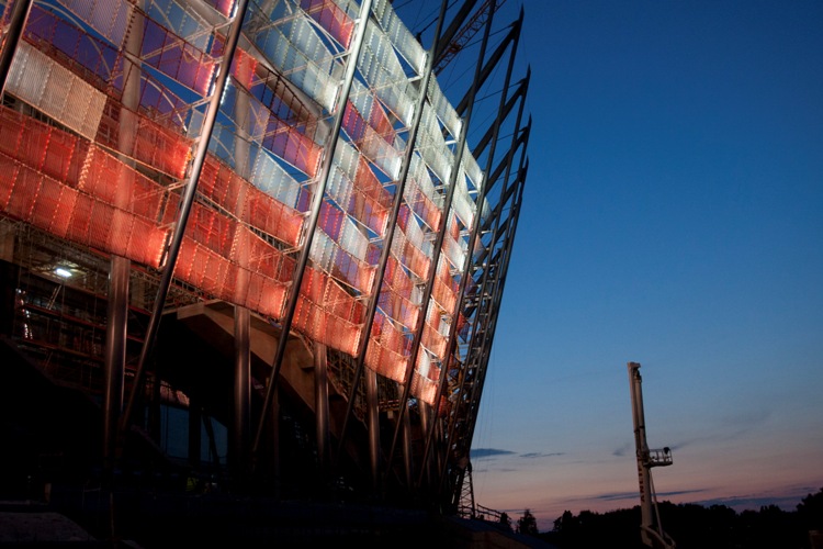 LED w architekturze - Multimedialne fasady