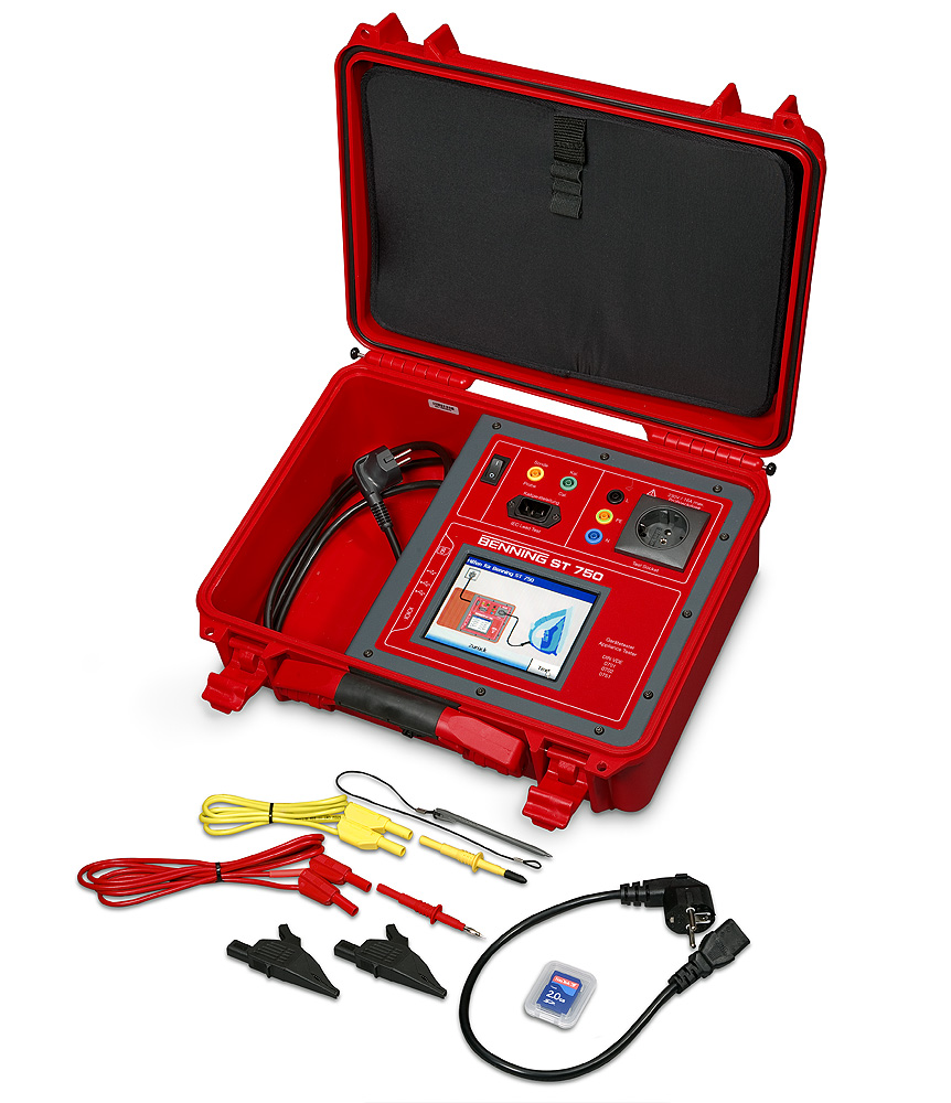 Miernik do kontroli aparatury medycznej Benning ST 750