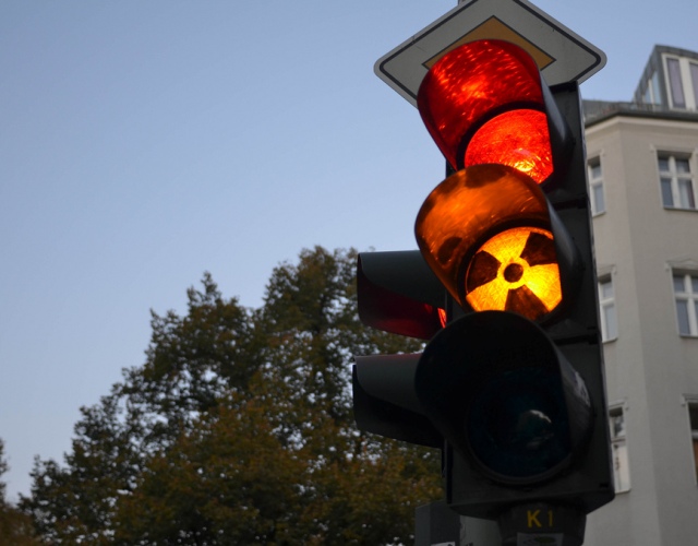 Antyatomowy protest ekologów