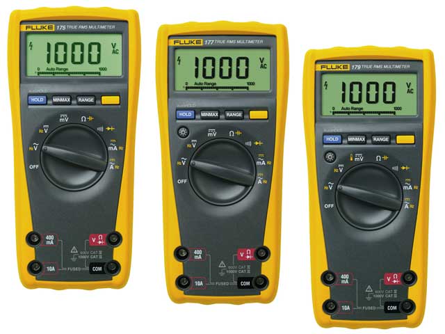Przemysłowe multimetry cyfrowe Fluke serii 170