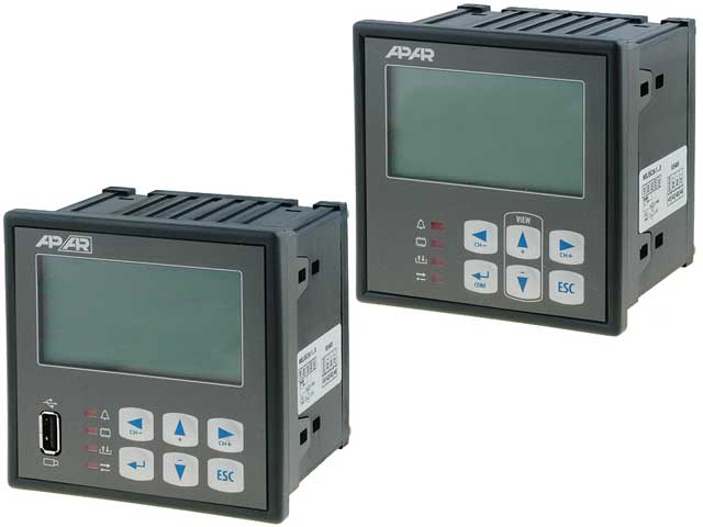 Programowalne wielokanałowe rejestratory temperatury APAR AR205 i AR206