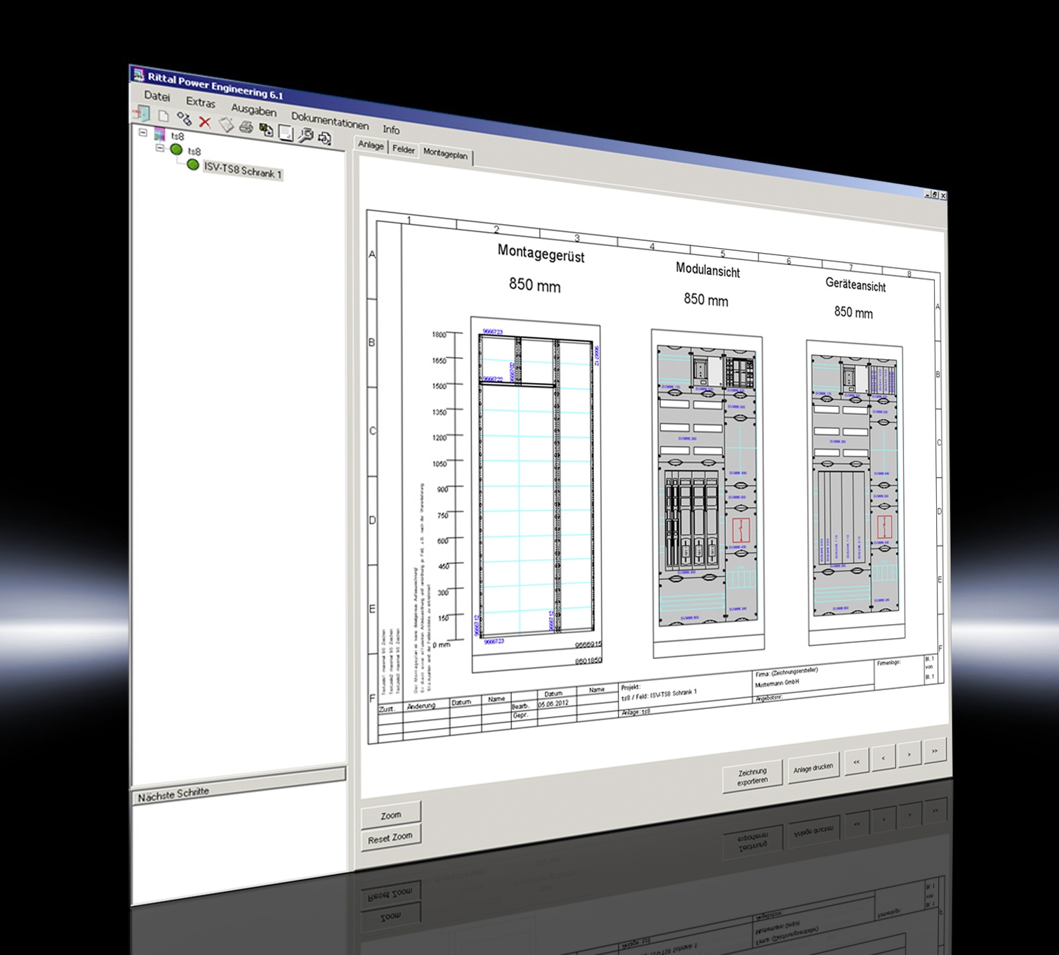 Nowe rozdzielnie instalacyjne ISV firmy Rittal wchodzą w skład systemu Ri4Power i w związku z tym można je również szybko projektować i konfigurować za pomocą oprogramowania „Rittal Power Engineering“ w wersji 6.1.