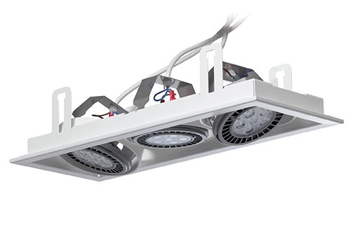 Oprawa przegubowa downlight LED do sufitów podwieszanych