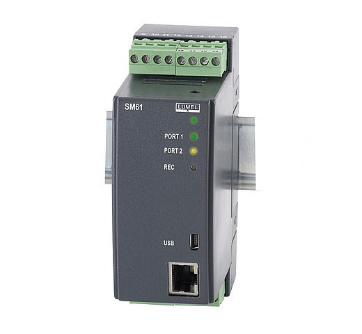 Nowy koncentrator danych z serwerem WWW typu SM61