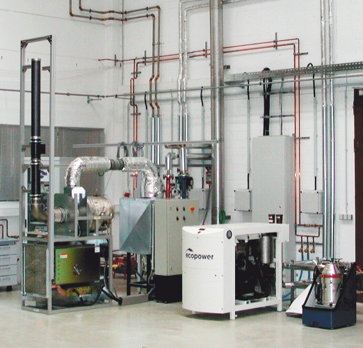 Mikroturbina z mikroukładem CHP