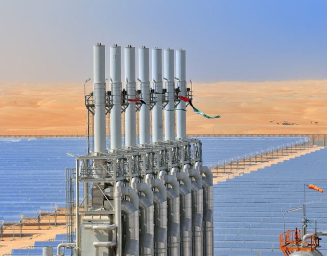 Elektrownia skoncentrowanej energii słonecznej Shams 1 Abu Zabi