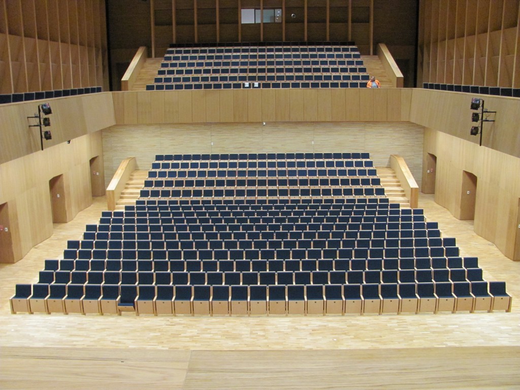 Sala koncertowa w Europejskim Centrum Muzyki Krzysztofa Pendereckiego