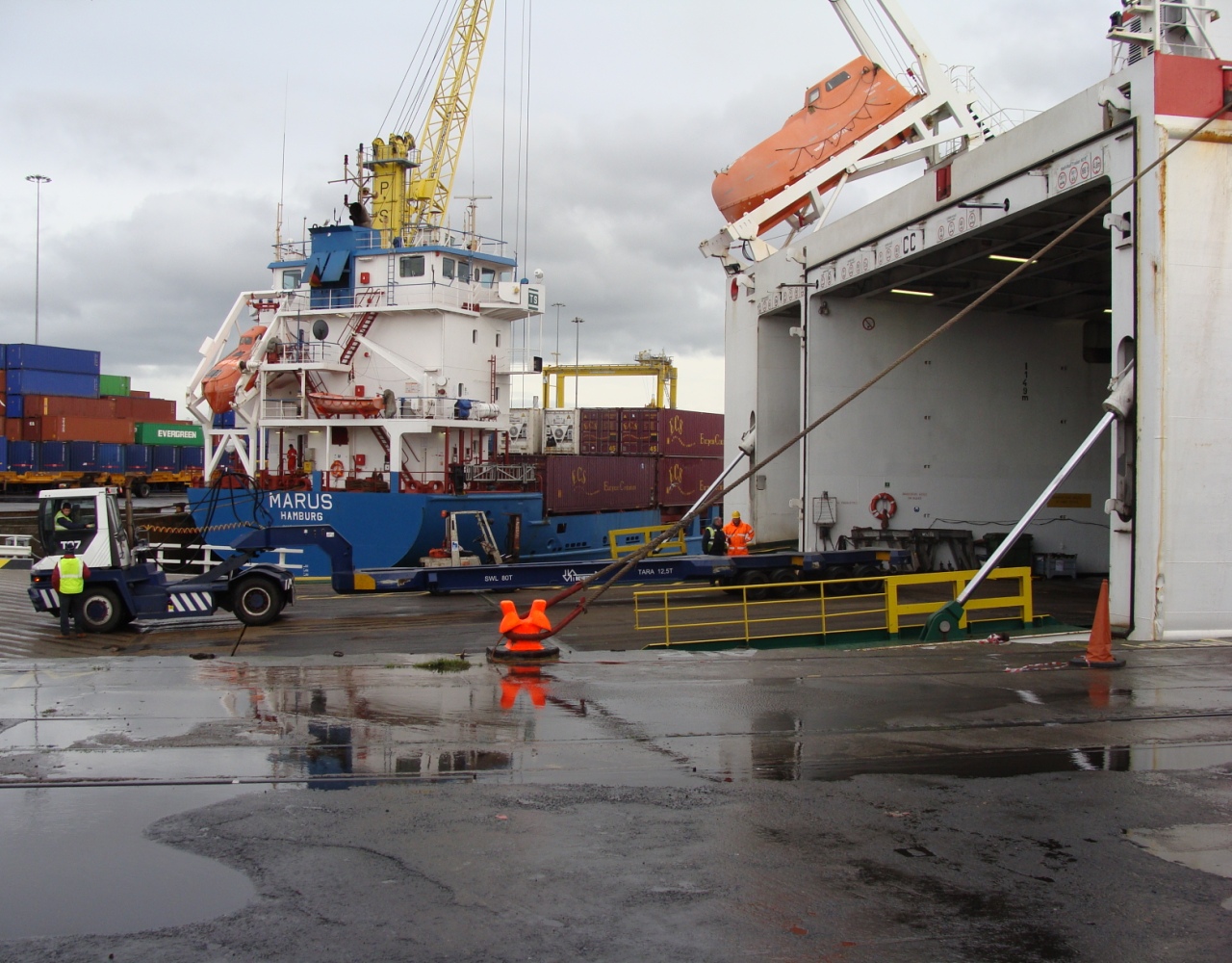 Platforma podczas pracy