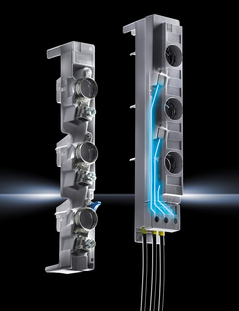 Nowe, montowane na szynach zbiorczych podstawki bezpiecznikowe robią wrażenie dzięki znacznym ułatwieniom montażu i prostej technologii podłączania.