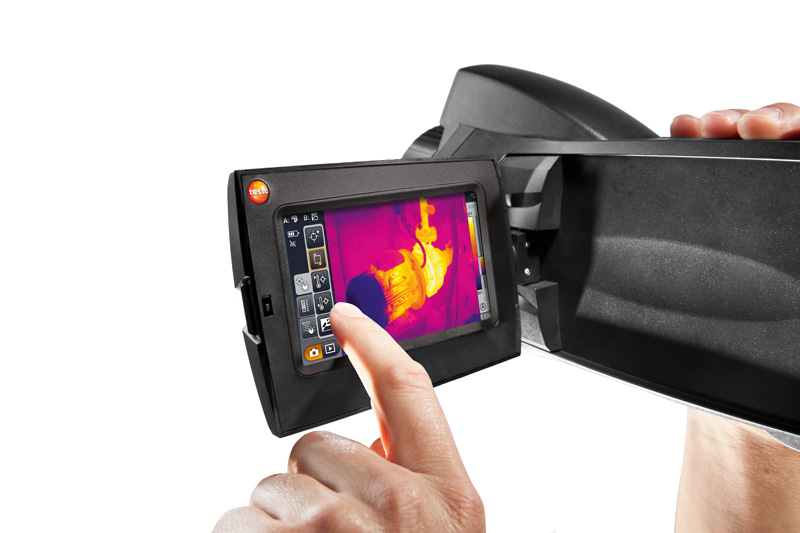 Kamera Testo 890 z funkcją SuperResolution