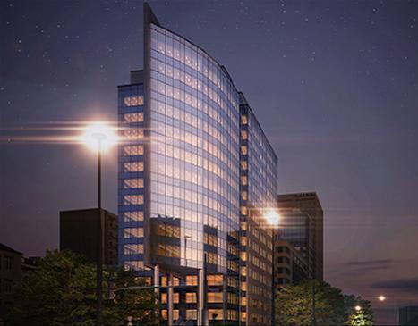 Atrium 1 - Widok w nocy