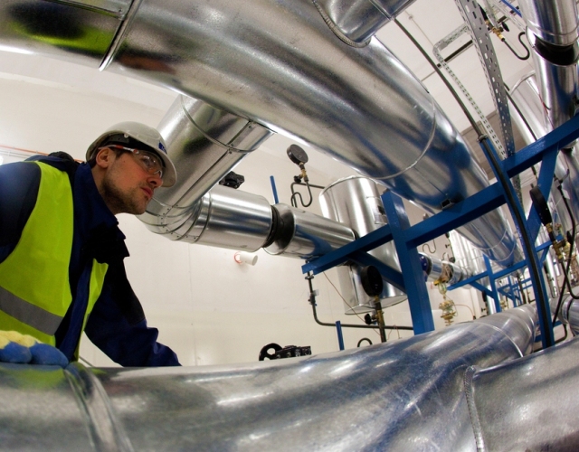 Rurociągi w EC4 w Łodzi