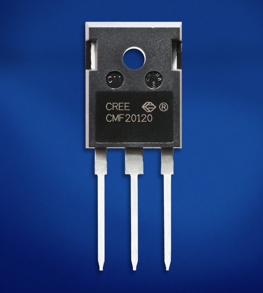 Tranzystor CREE CMF20120D wykonanego z węglika krzemu