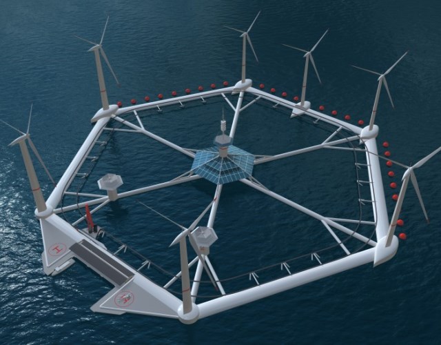 Pływające farmy wiatrowe
