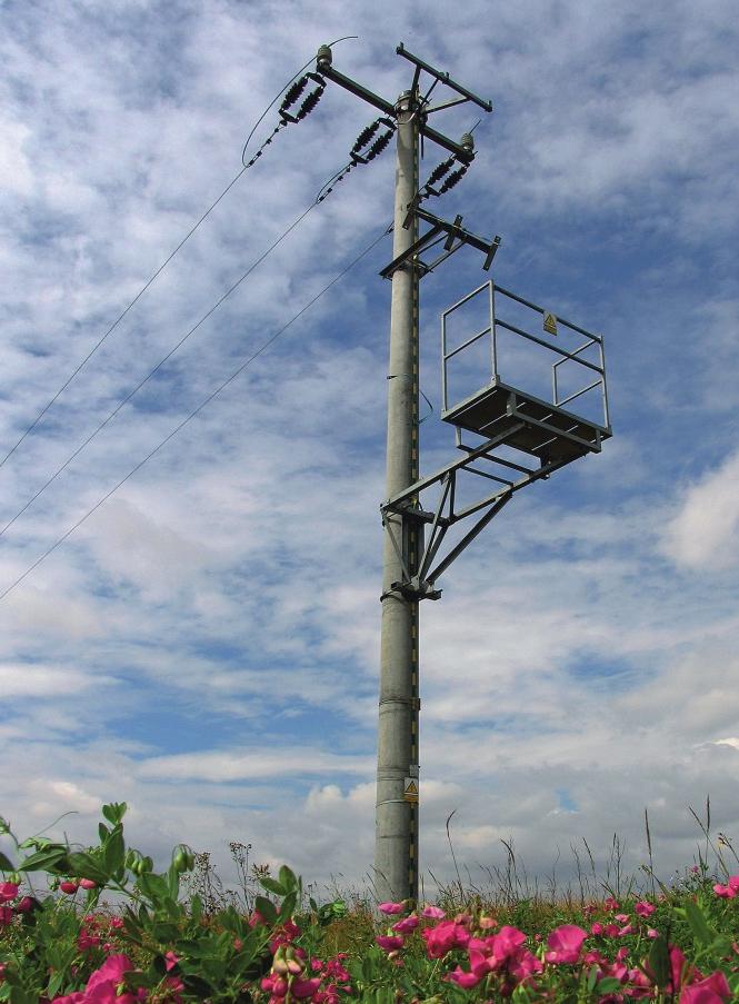 strunobetonowe żerdzie wirowane