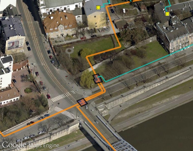 Sieć ciepłownicza w Białymstoku i Rzeszowie na mapach Google