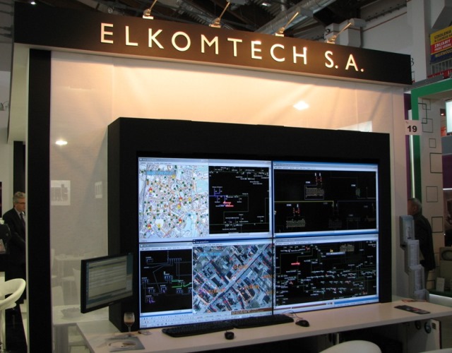 Stoisko na ELKOMTECH na targach ENERGETAB w Bielsku Białej