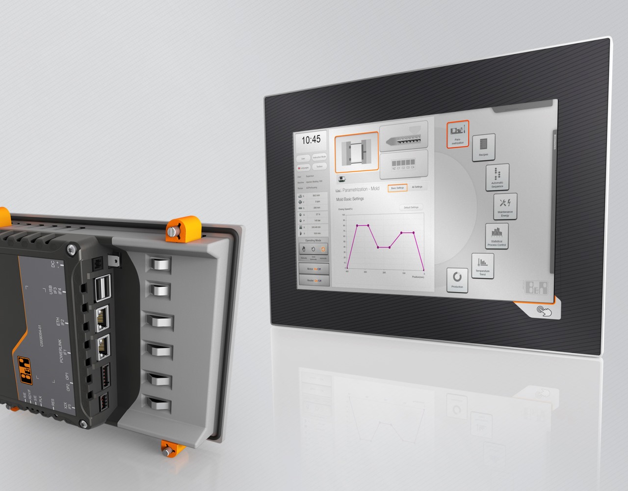 Dwie nowe serie HMI B&R – terminale Power Panel T-Series i sterowniki zintegrowane z ekranem Power Panel C-Series – są dostępne w szerokiej gamie różnych wielkości ekranów.