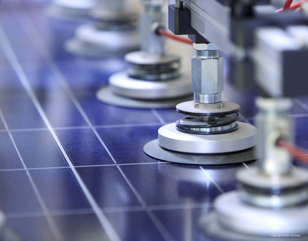 Produkcja modułów fotowoltaicznych JA Solar