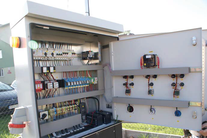 Szafa sterownicza pompowni ścieków