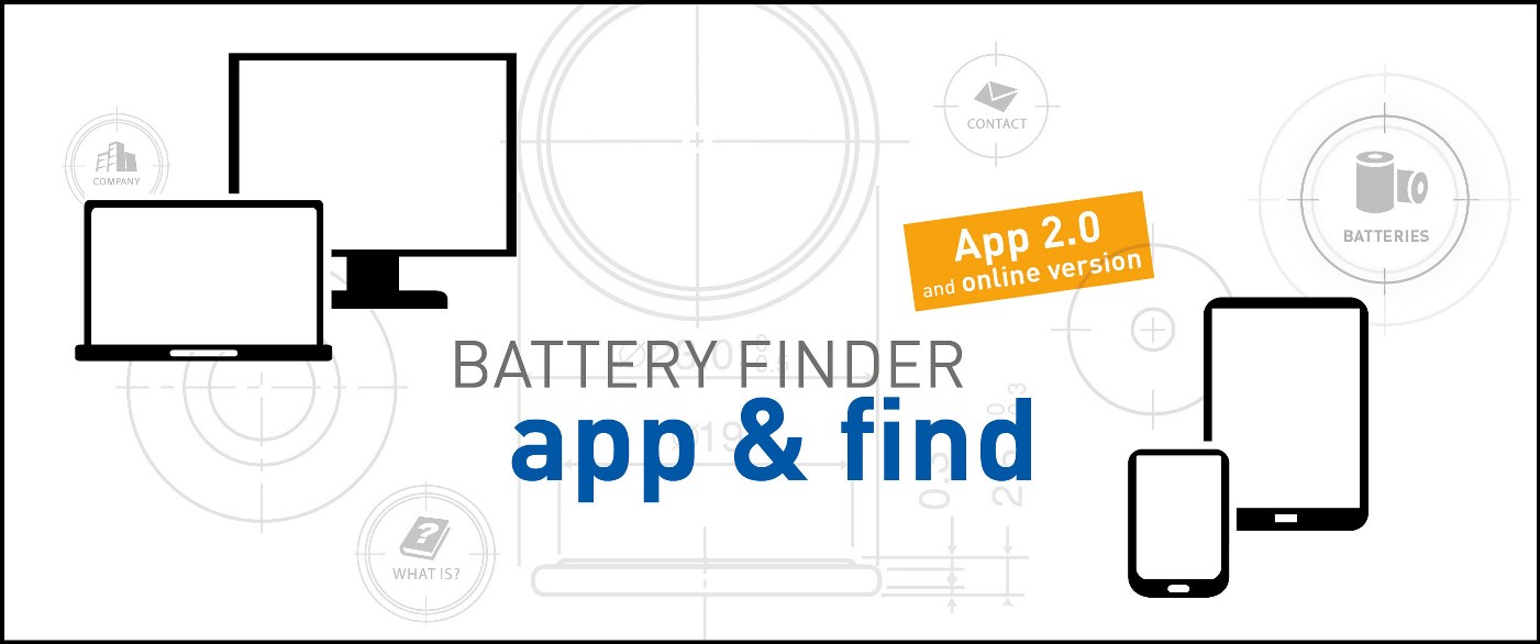 Panasonic Battery Finder App 2.0