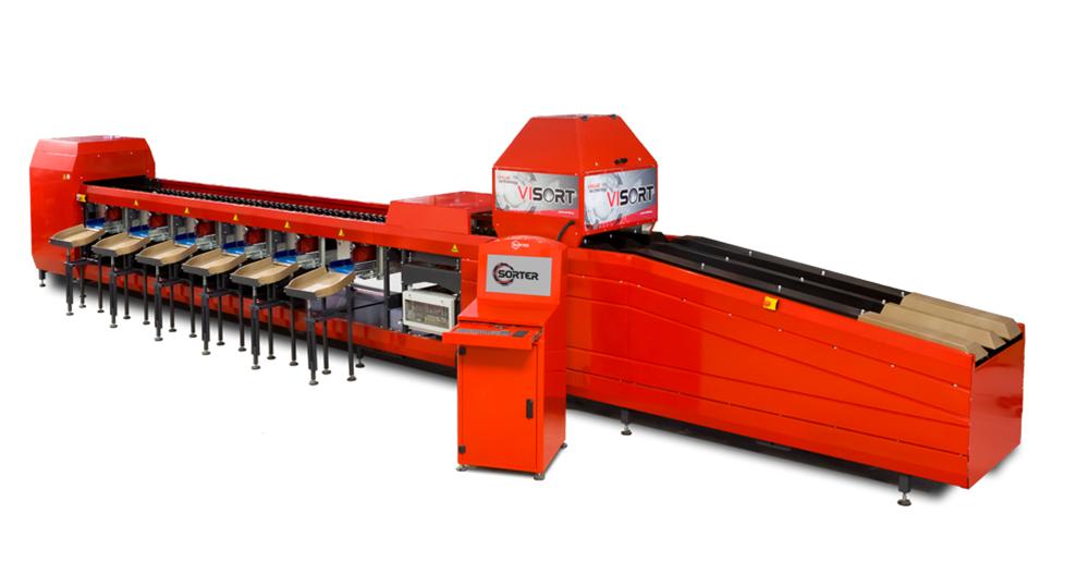 Wydajna maszyna typu RDS, przeznaczona jest do szybkiego sortowania owoców i warzyw