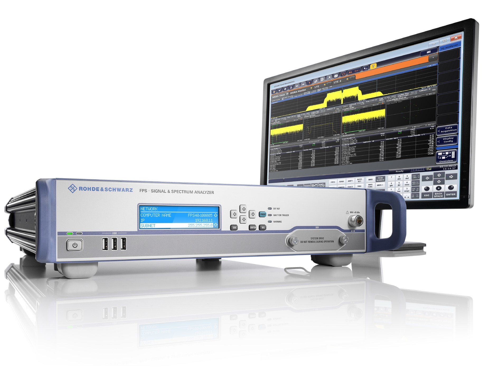 Szybkie testowanie seryjne z kompaktowym analizatorem R&S FPS
