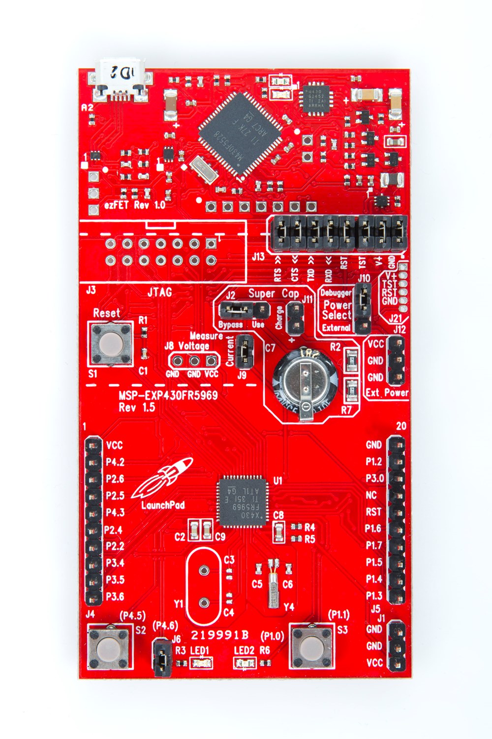 MSP430 ULP (ultra low power) FRAM LaunchPad firmy Texas Instruments