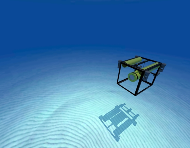 Prototyp Badawczego Robota Głębinowego - wizualizacja