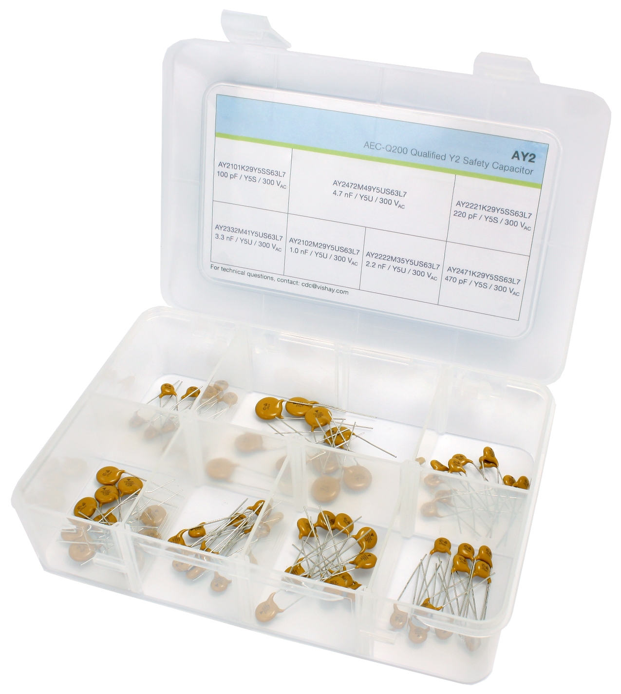 Nowe kondensatory z serii AY2 firmy Vishay