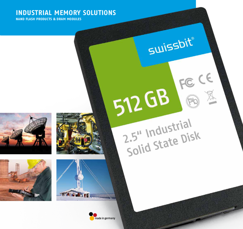 Firma Swissbit AG jest liderem w dziedzinie przemysłowych modułów pamięci DRAM oraz pamięci Flash.