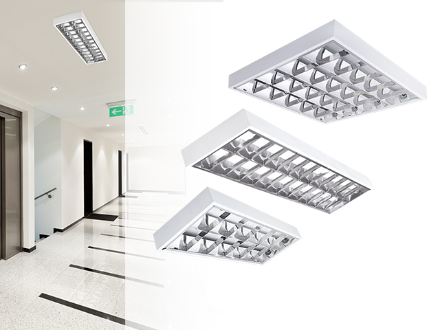 Nowe modele opraw rastrowych ze statecznikiem TRIDONIC