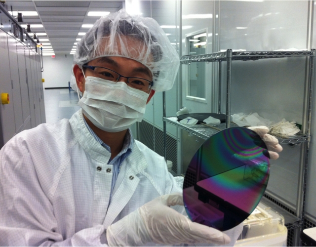 Produkcja diod GaN LED na krzemowym podłożu