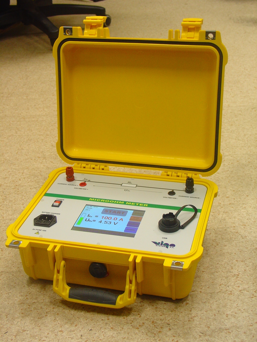 Mikroomomierz MSV-103 – przenośny miernik małych rezystancji