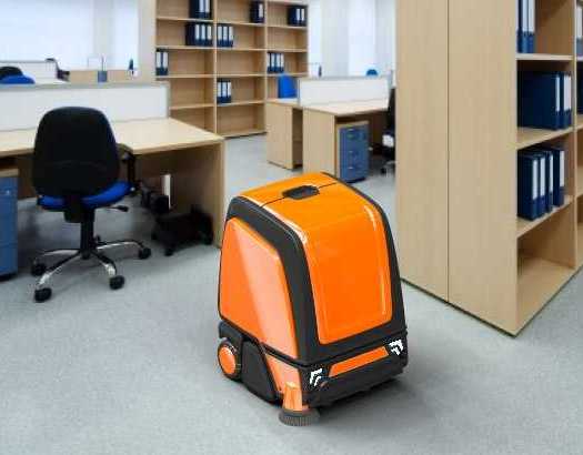 RI Auto (c) - przemysłowy robot do utrzymania czystości na dużych przestrzeniach podłogowych