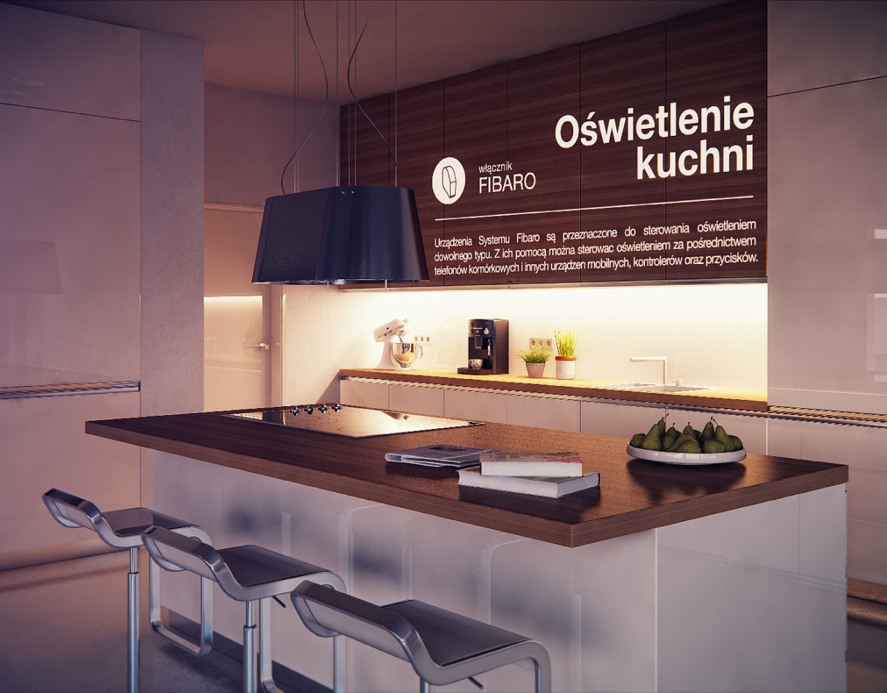 Urządzenia Systemu Fibaro są przeznaczone do sterowania oświetleniem dowolnego typu. Z ich pomocą można sterować oświetleniem za pośrednictwem telefonów komórkowych i innych urządzeń mobilnych, kontrolerów oraz przycisków.