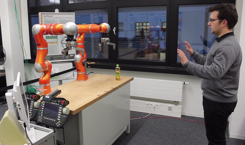 Sterowanie robotem Roki za pomocą Microsoft Kinect