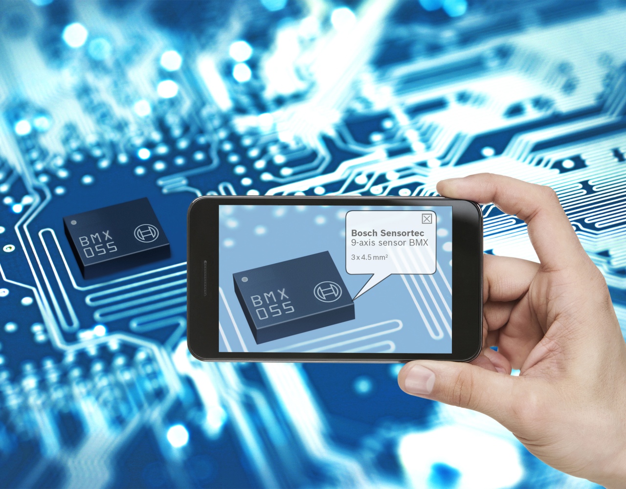 Czujniki Bosch w smartfonach i tabletach odpowiadają za orientację przestrzenną smartfonów oraz obracające obraz we właściwą stronę