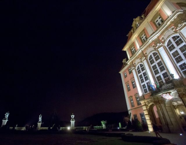 Iluminacja Zamku Książ w Wałbrzychu