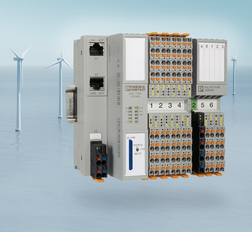 Nowy sterownik AXC 1050 z serii produktów Axiocontrol nadaje się również do zastosowania w ekstremalnych warunkach otocznia