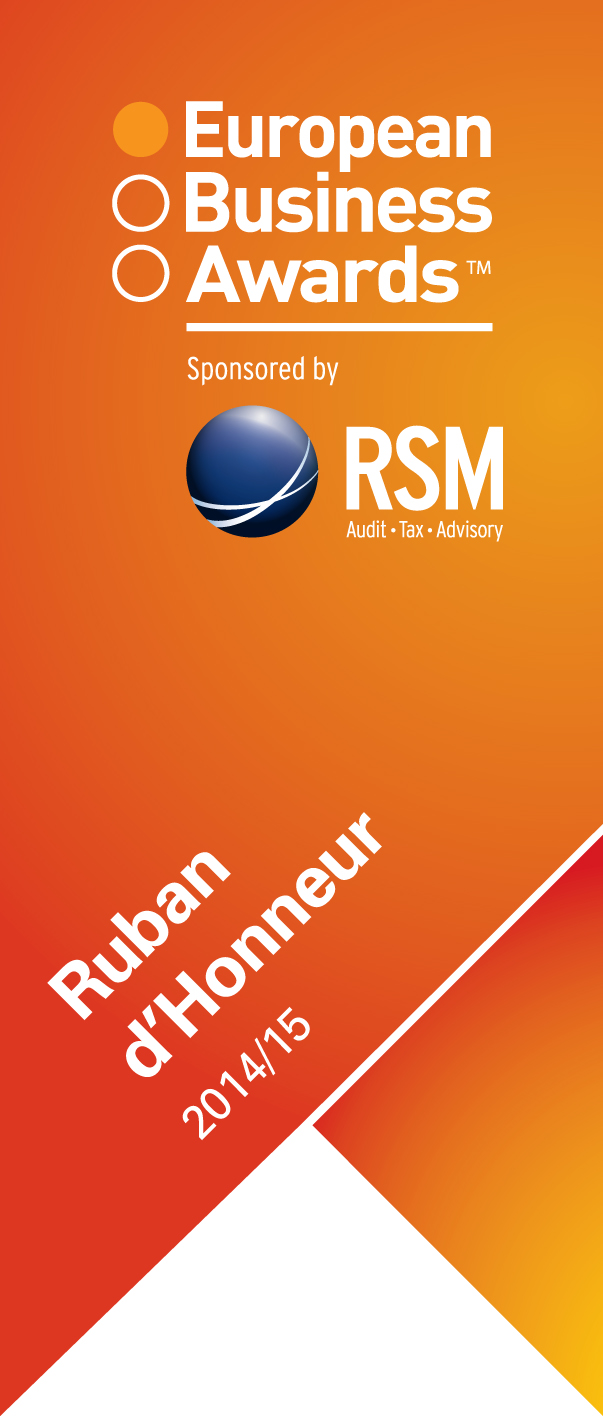 „Ruban d’Honneur” European Business Awards