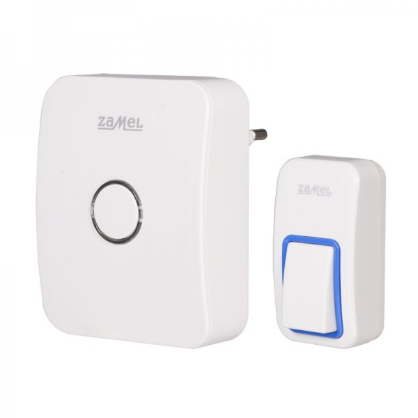 Bezprzewodowy dzwonek pozwala na stworzenie instalacji dzwonkowej bez konieczności prowadzenia kabli.