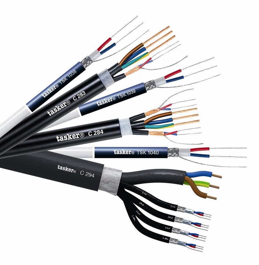 Kable do instalacji DMX firmy Tasker