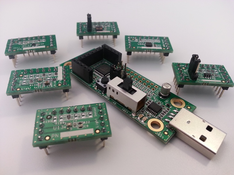 Zestaw ewaluacyjny Rohm Multisense Evaluation Kit z sześcioma czujnikami